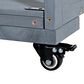 HOMLUX 41.7"" Outdoor Rolling Kitchen Island in Gray, , large