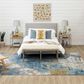Karastan Tryst Nuvole 5" x 8" Grey and Blue Area Rug, , large
