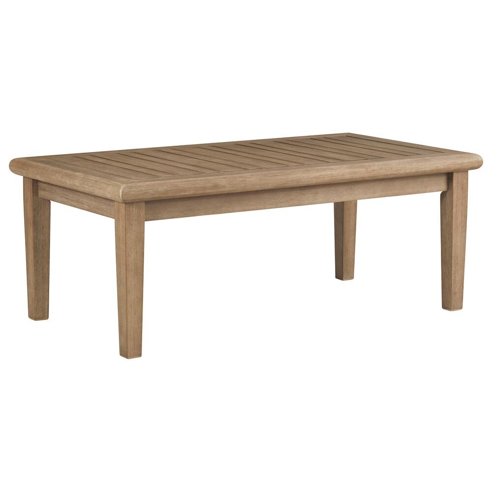 Ashley Gerianne Rectangular Cocktail Table in Grayish Brown, , large