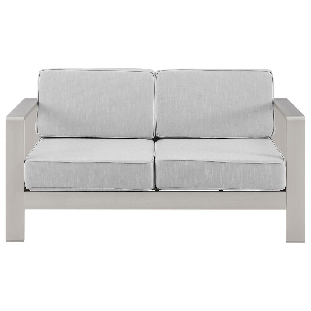 Linon Home Decor Karah 2-Seater Outdoor Sofa in Grey, , large