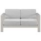 Linon Home Decor Karah 2-Seater Outdoor Sofa in Grey, , large