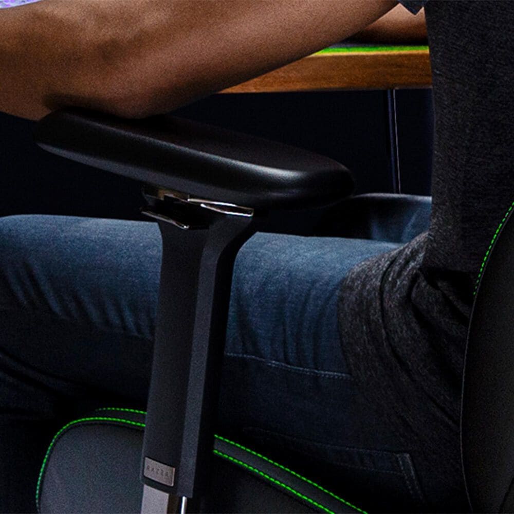 Razer Enki X Essential Gaming Chair in Black and Green, , large