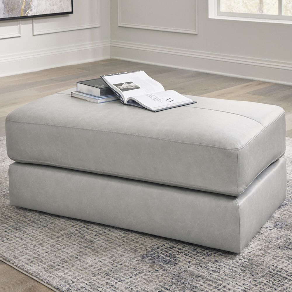 Ashley Amiata Oversized Accent Ottoman in Glacier, , large