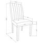 Global Furniture USA Upholstered Dining Side Chair in Grey Fabric, , large