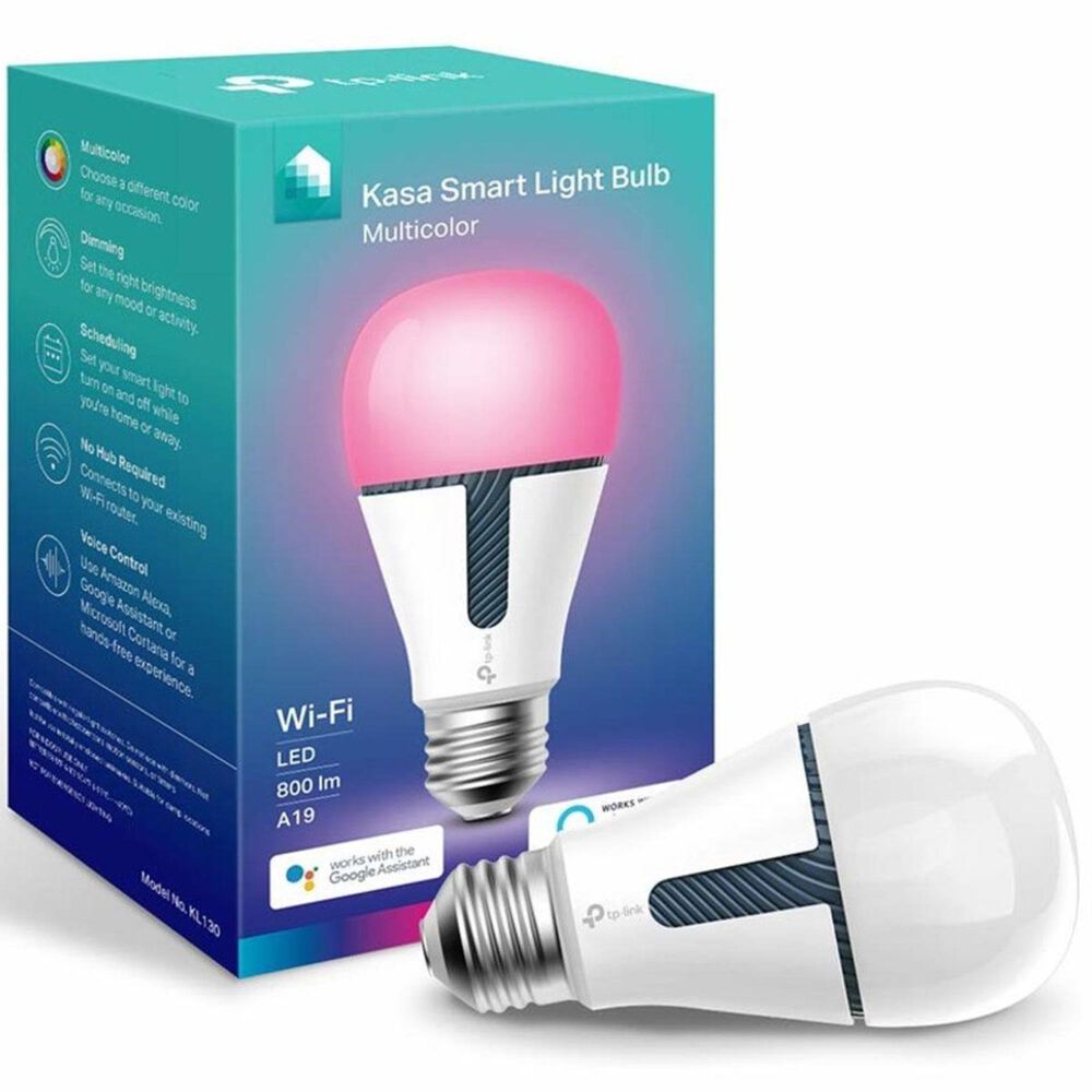 TP-LINK Kasa Smart Wi-Fi Light Bulb, Multicolor, , large