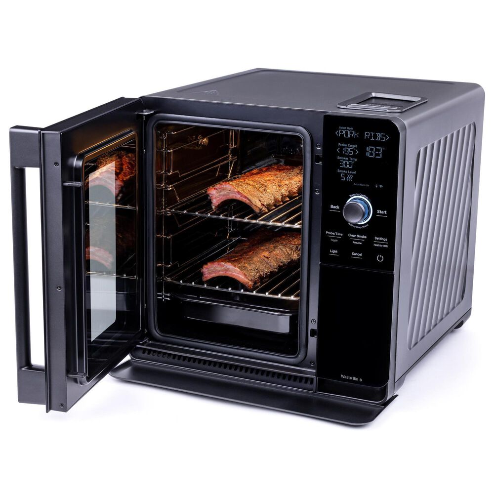 GE Profile Smart Indoor Smoker in Carbon Black, , large