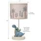 Lambs & Ivy Dino-Might Table Lamp in Blue and Sage Green, , large