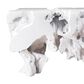Phillips Collection Freeform Console Table in Gel Coat White, , large