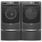 Maytag 4.8 Cu. Ft. Front Load Washer and 7.3 Cu.Ft. Gas Dryer Laundry Pair with Pedestal in Volcano Black, , large