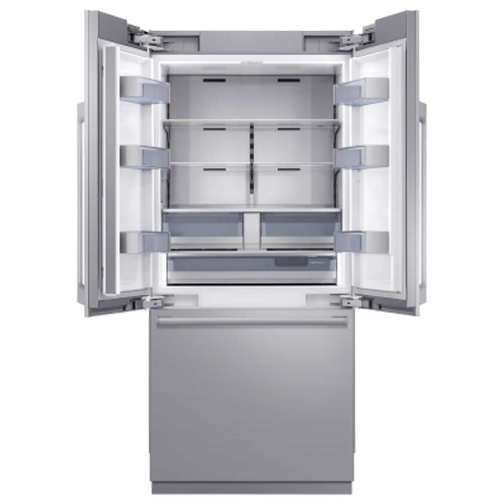 Dacor 21.3 Cu. Ft. Built-In French Door Refrigerator in Silver Stainless Steel, , large
