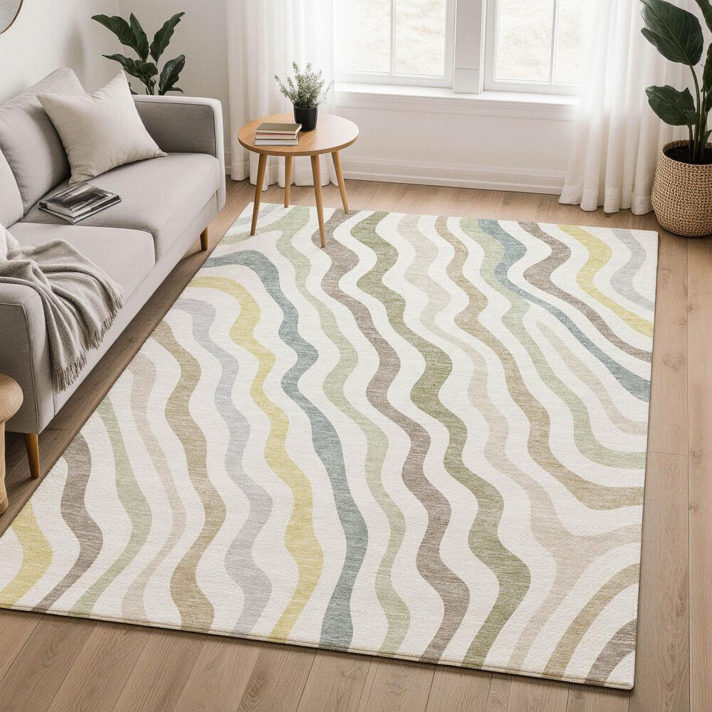 Dalyn Rug Company Kenner KN4 Ivory 9' x 12' Area Rug, , large