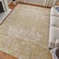 Feizy Eastfield 69FPF 4" x 6" Gold and Ivory Area Rug, , large
