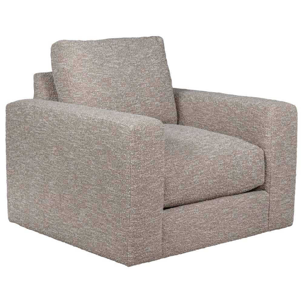 Bernhardt Drew Swivel Chair in Linen, , large