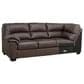 Ashley WillowBend 3-Piece Sectional with LAF Sofa in Umber, , large