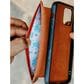 Bluebonnet Cases Executive Leather Wallet Case Folio for iPhone 16 Pro Max in Tuscan Tan, , large