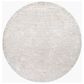 Surya Aisha AIS-2307 6"7" Round Light Gray and Off-White Area Rug, , large