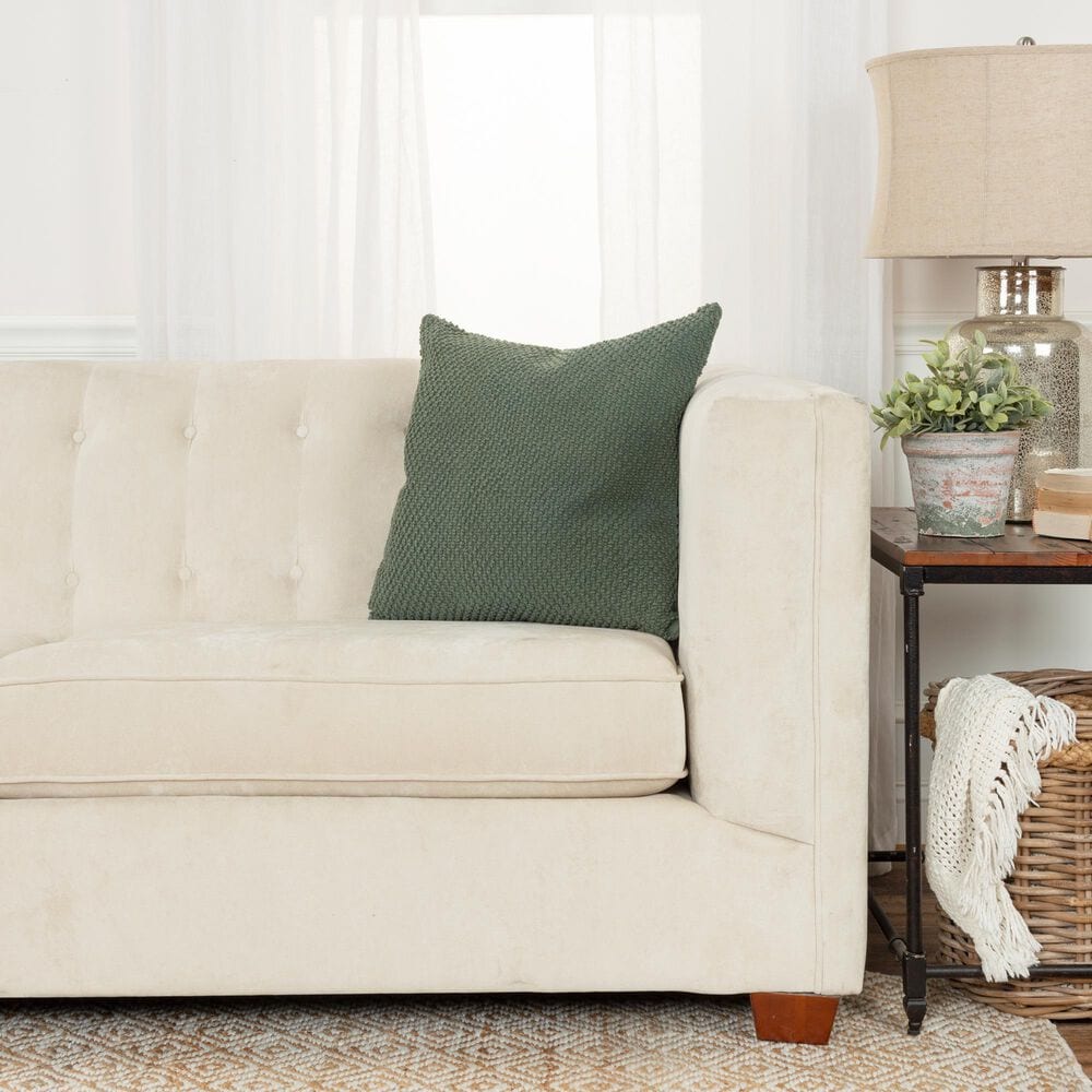 Rizzy Home 20&quot; Poly Filled Pillow in Olive Green, , large