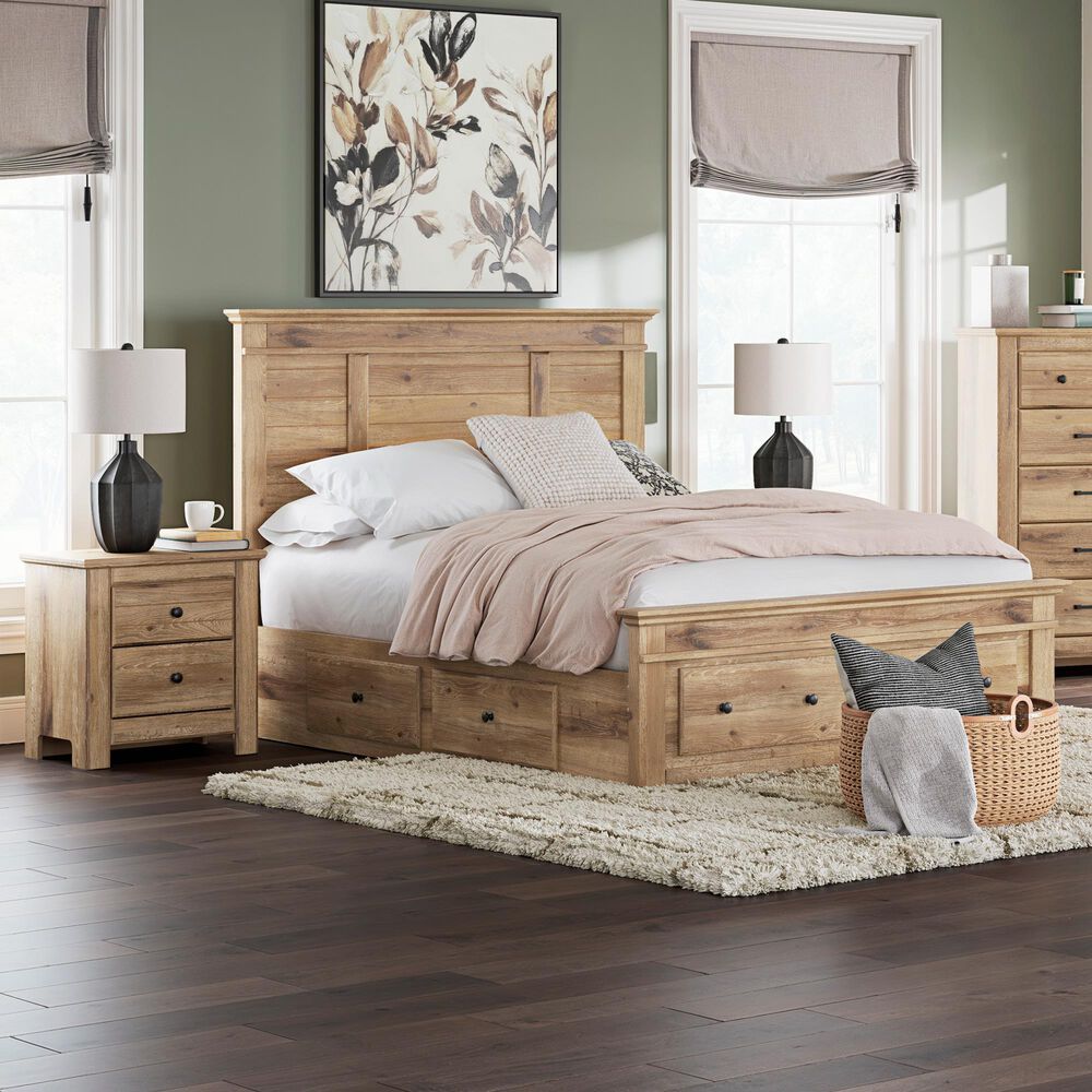 Ashley Makidern 2-Piece Queen Storage Bedroom Set with Six Drawers in Natural Brown, , large