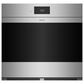 Wolf 30" M Series Contemporary Built-In Single Electric Wall Oven with Convection in Stainless Steel, , large