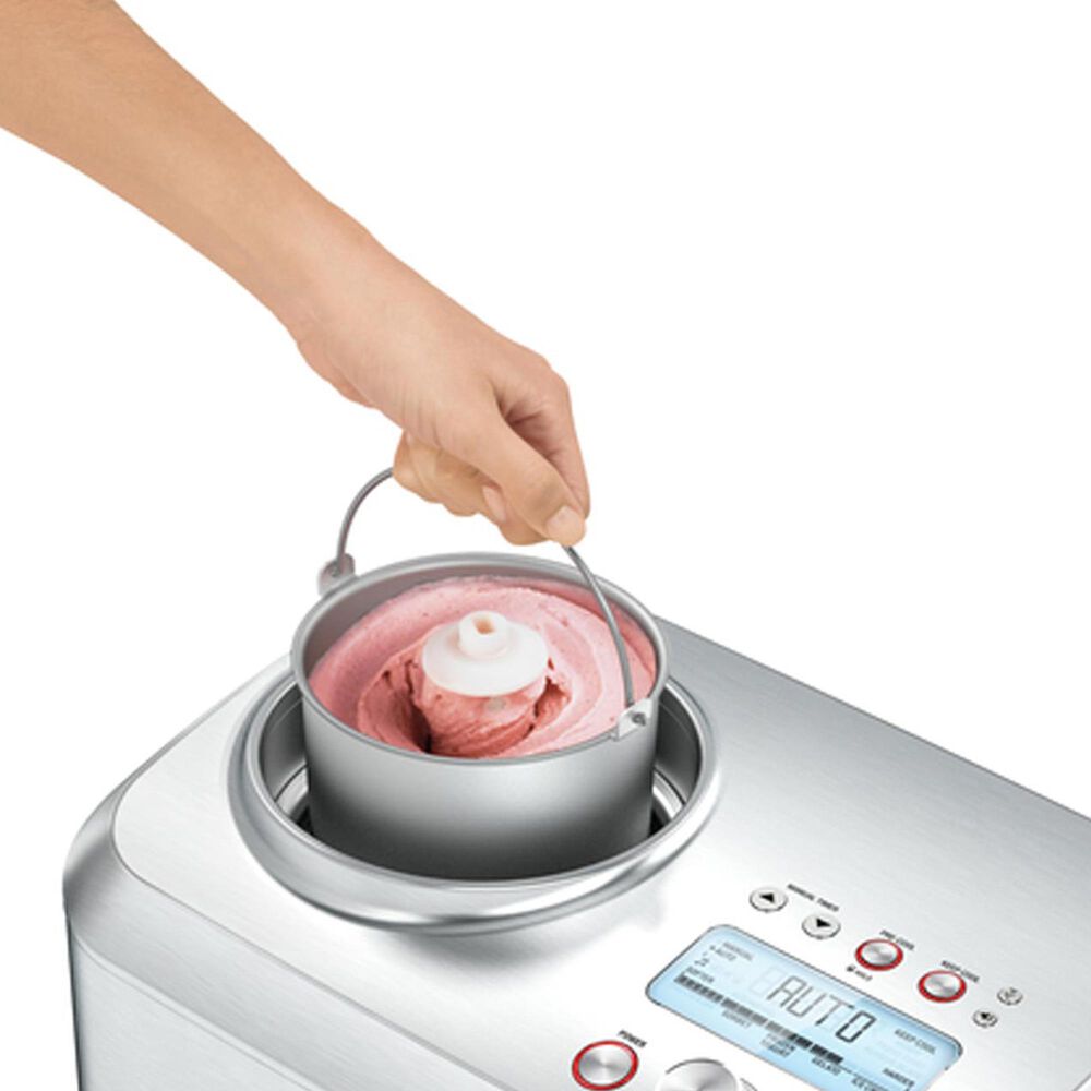 Breville 1.5-Quart Smart Scoop Ice Cream Maker in Brushed Stainless Steel, , large