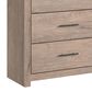 Ashley Senniberg 4-Piece Full Panel Bed Set in Light Brown and White, , large