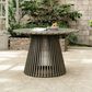 Hearth and Haven Outdoor Round Dining Table in Grey - Table Only, , large