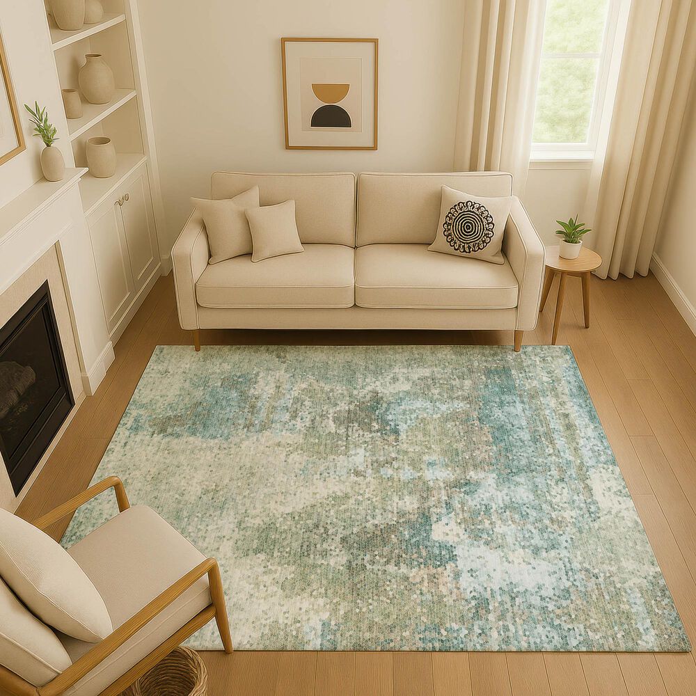 Dalyn Rug Company Lumara Seafoam 10' x 14' Area Rug, , large