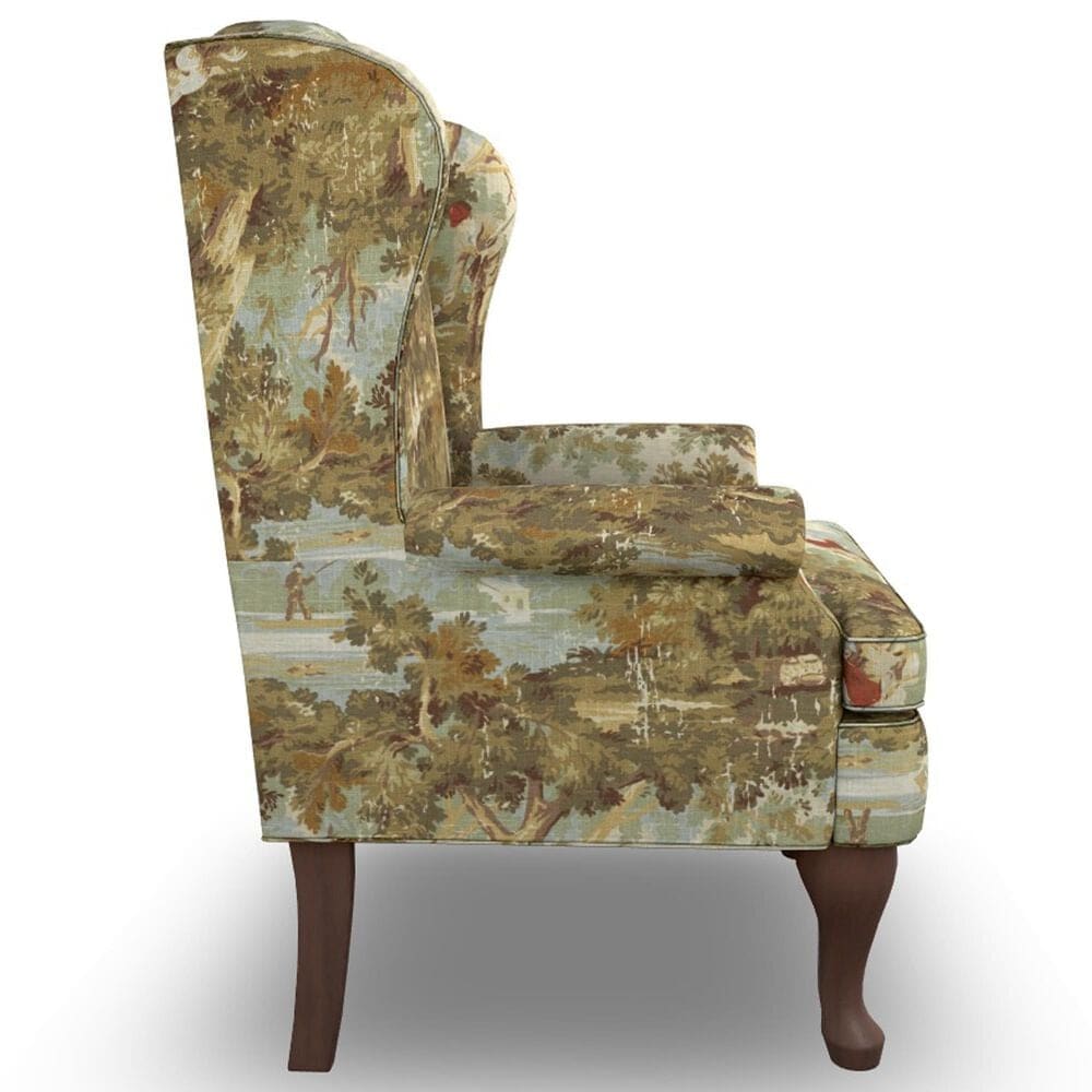 Best Home Furnishings Sylvia Wing Back Chair in Vintage, , large