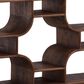 Blue Sun Designs Gaetan 79" Horizontal Bookcase in Medium Brown, , large