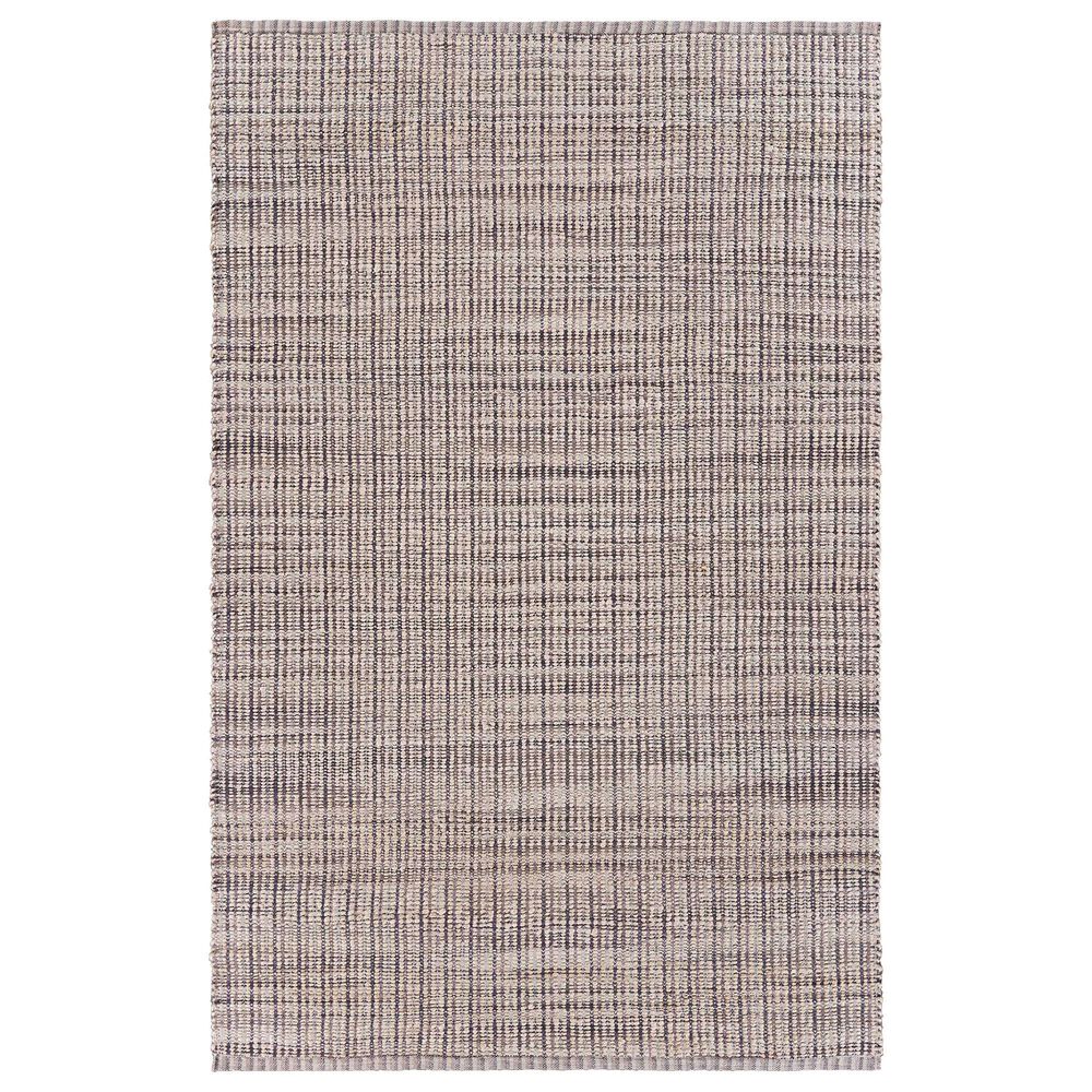 L&R Resources Bleached Naturals 81434 7"9" x 9"9" Bleach and Gray Area Rug, , large