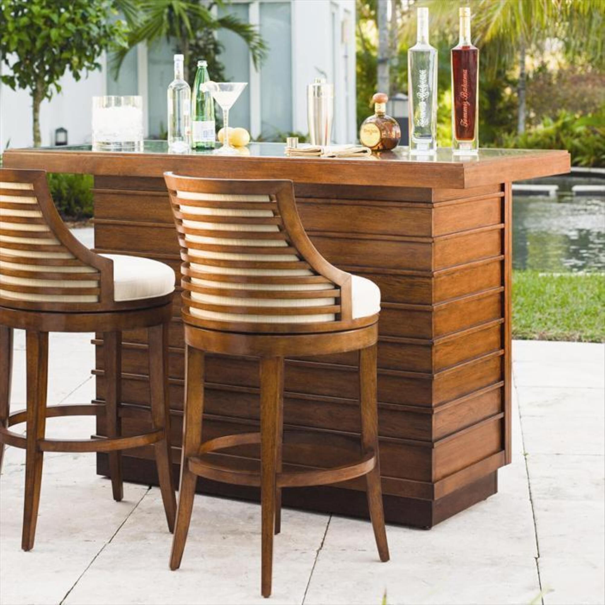Tommy Bahama Home Ocean Club Swivel Bar Stool NFM