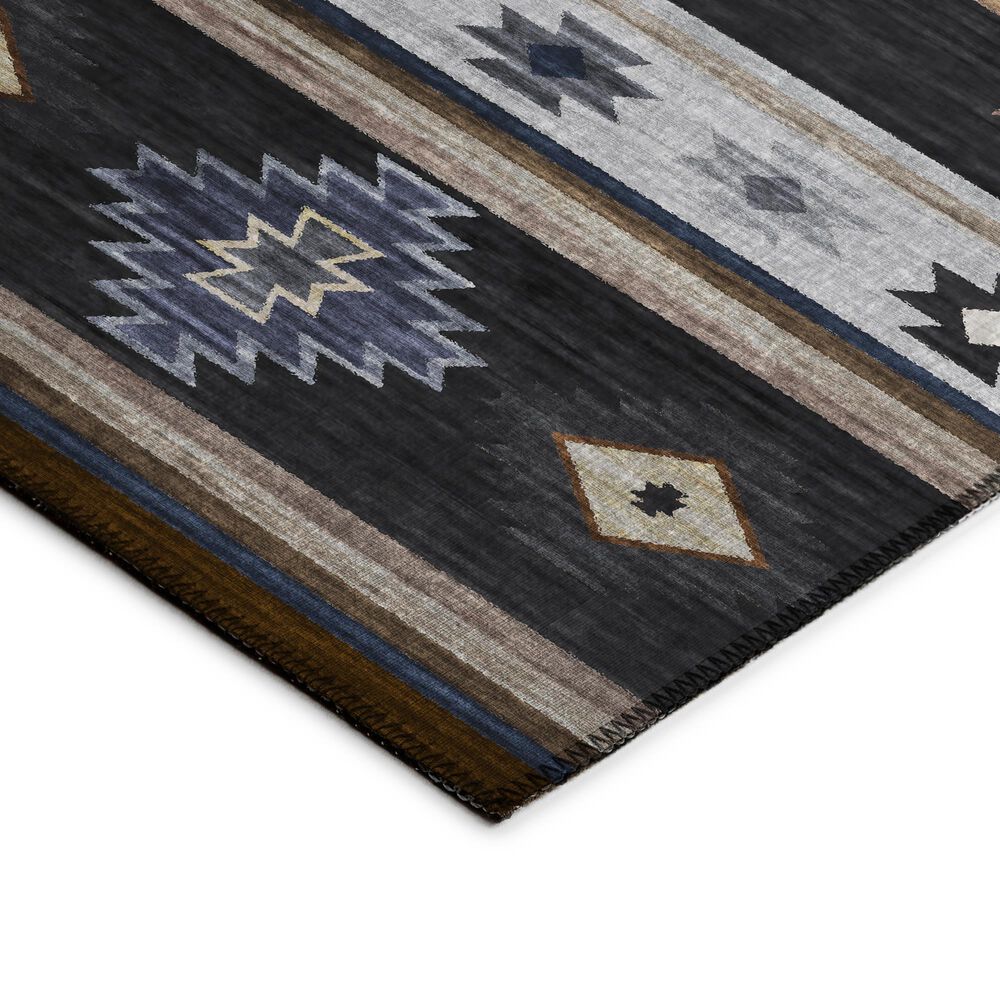 Dalyn Rug Company Phoenix PH4 2&#39;6&quot; x 3&#39;10&quot; Black Indoor/Outdoor Area Rug, , large
