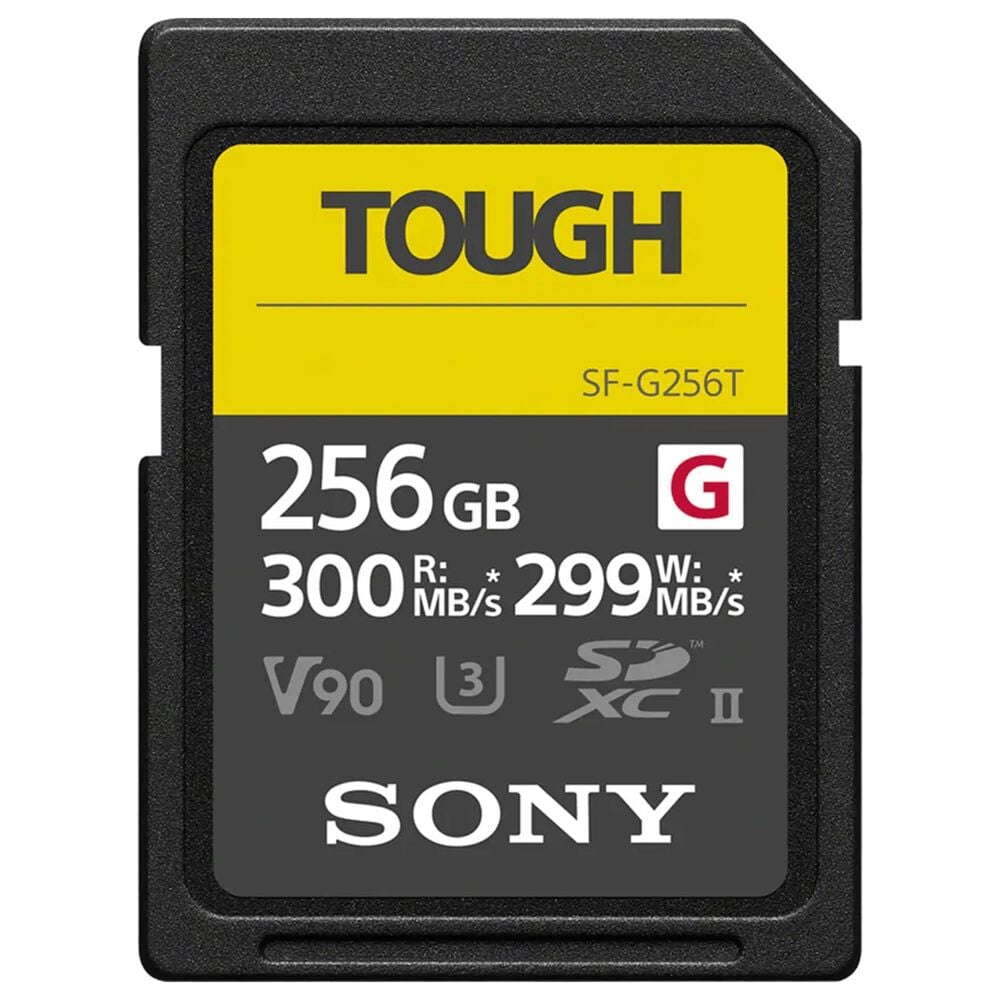 Sony 256GB SF-G Tough Series UHS-II SDXC Memory Card in Black, , large