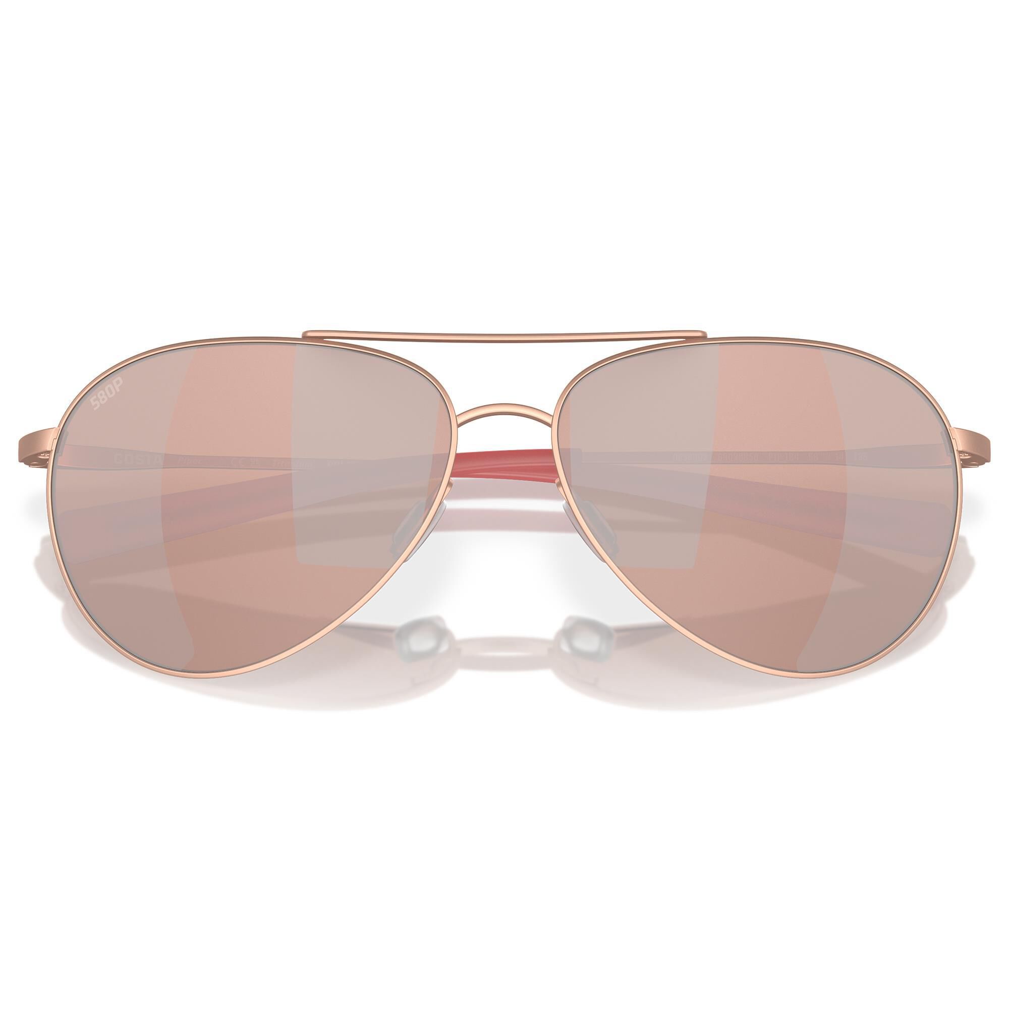 Costa Piper Sunglasses with Copper Silver Mirror Polarized