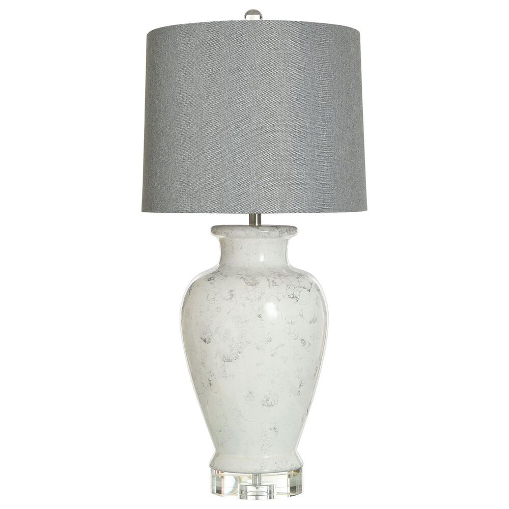 Flair Industries Julian Table Lamp in White, , large