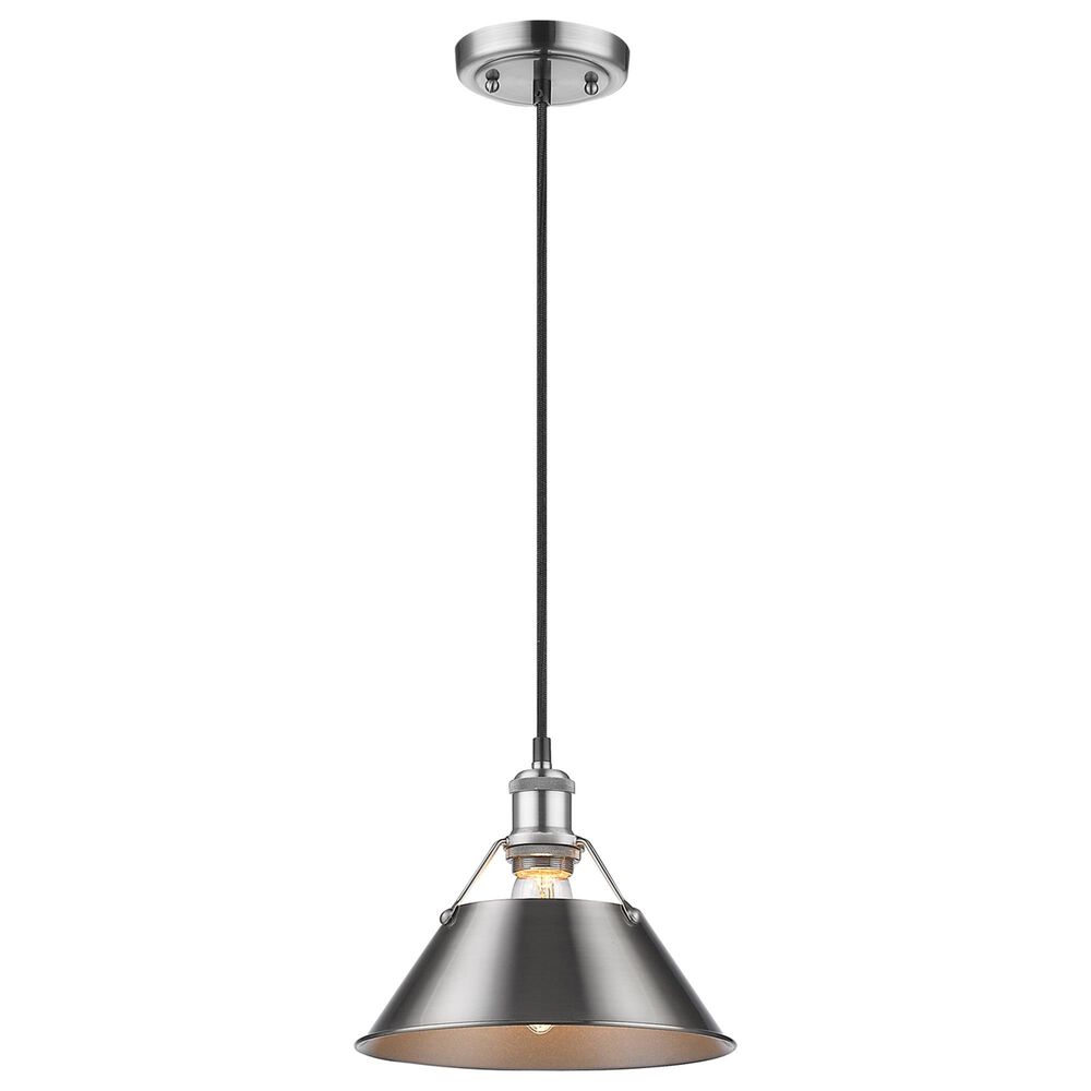 Golden Lighting Orwell 1-Light Medium Pendant in Pewter, , large
