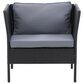 CorLiving Parksville 8-Piece Patio Sectional Set in Black/Gray, , large