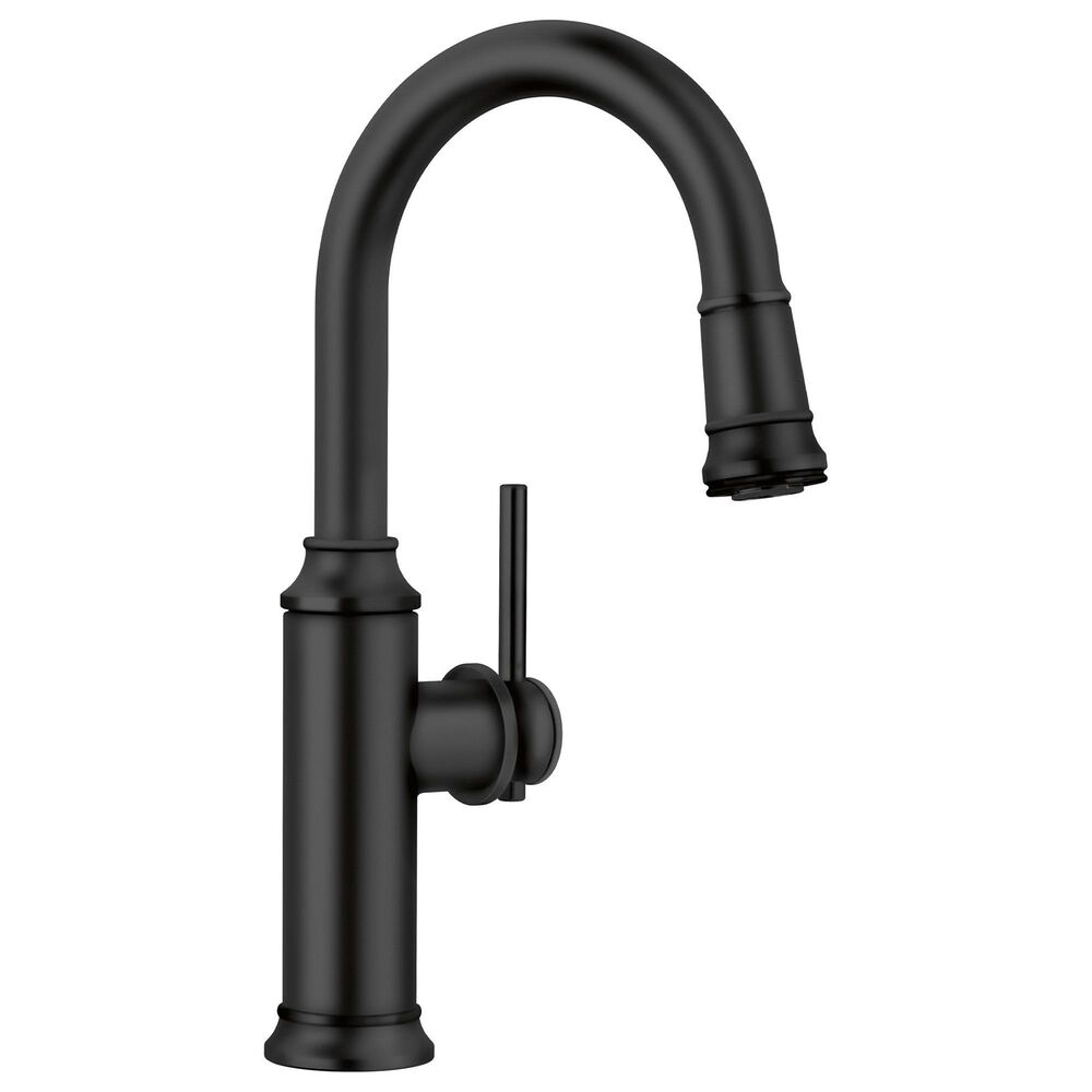 Blanco Empressa Pull-Down Bar Faucet 1.5 GPM in Matte Black, , large