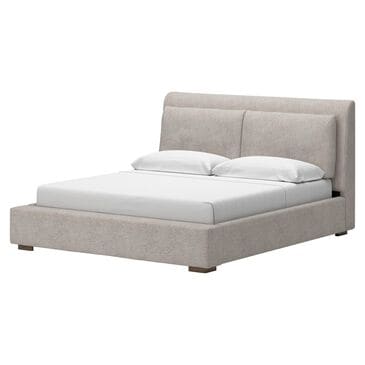 Ashley Cabalynn King Upholstered Bed in Light Brown, , large