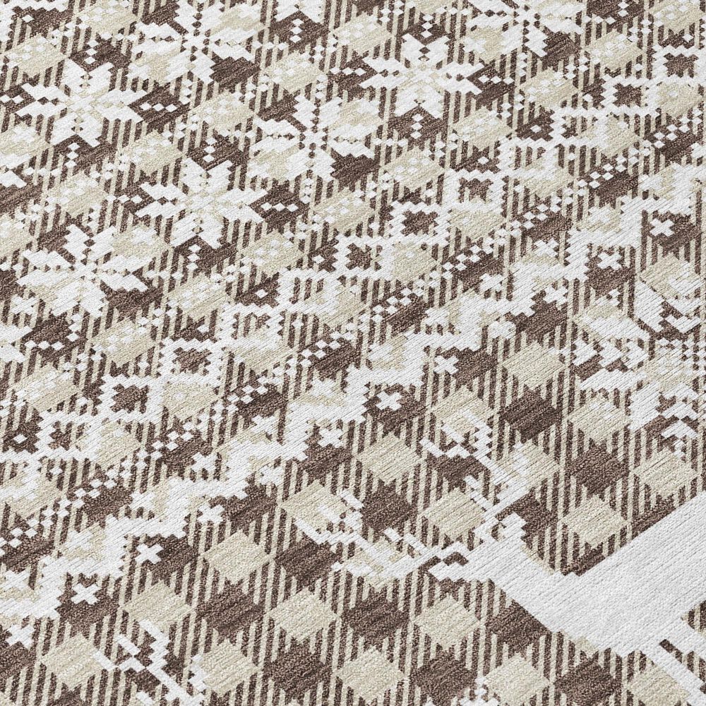 Dalyn Rug Company Wonderland WN28 1&#39;8&quot; x 2&#39;6&quot; Brown Indoor/Outdoor Area Rug, , large