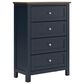 Ashley Landocken 5-Piece Full Bedroom Set in Brown and Blue, , large