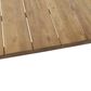Hearth and Haven Outdoor Coffee Table with Slatted Top in Light Brown, , large