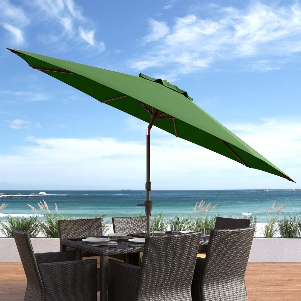 CorLiving 10" UV & Wind Resistant Patio Umbrella in Forest Green, , large