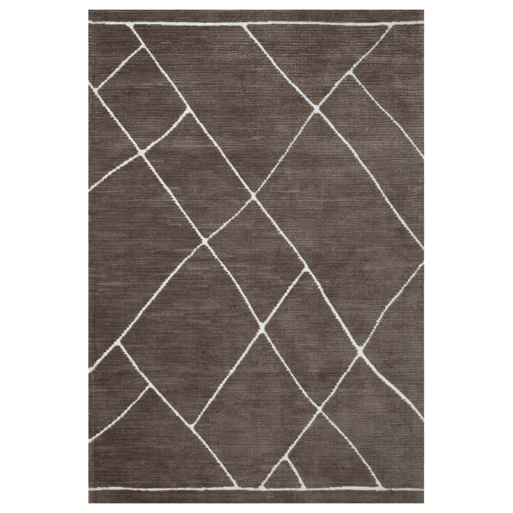 Magnolia Home Logan 5" x 7"6" Mocha and White Area Rug, , large
