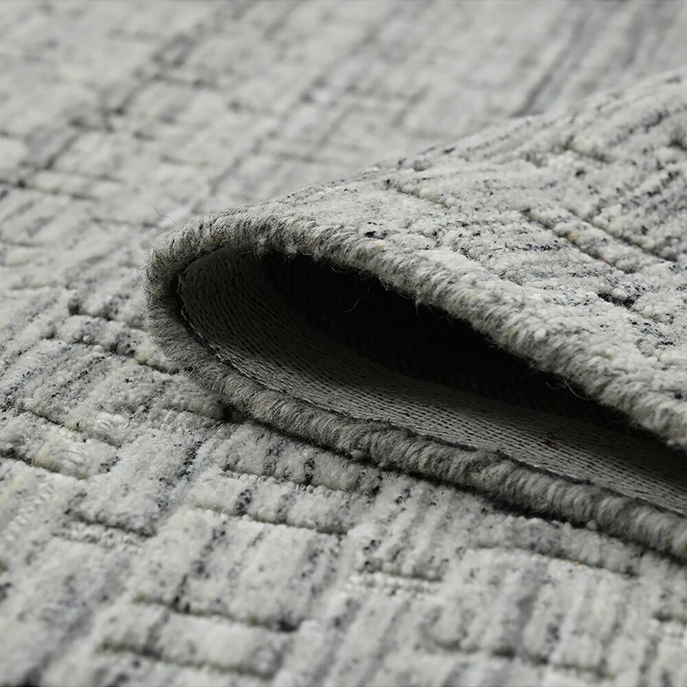Amer Rugs Houston 3&#39;6&quot; x 5&#39;6&quot; Light Gray Area Rug, , large