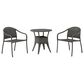 Ashley Mimis Bay 3-Piece Patio Bistro Set in Gray, , large