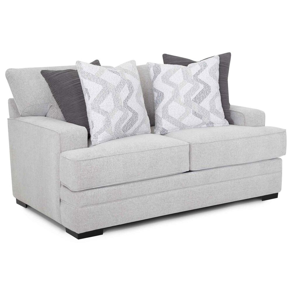 Moore Furniture Stella Stationary Loveseat in Stella Pepper, , large