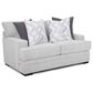 Moore Furniture Stella Stationary Loveseat in Stella Pepper, , large