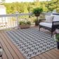 Dalyn Rug Company Marlo 8" x 10" Black Indoor/Outdoor Area Rug, , large