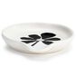 Demdaco Bydesign Spoon Rest in White with Bold Black Flower, , large
